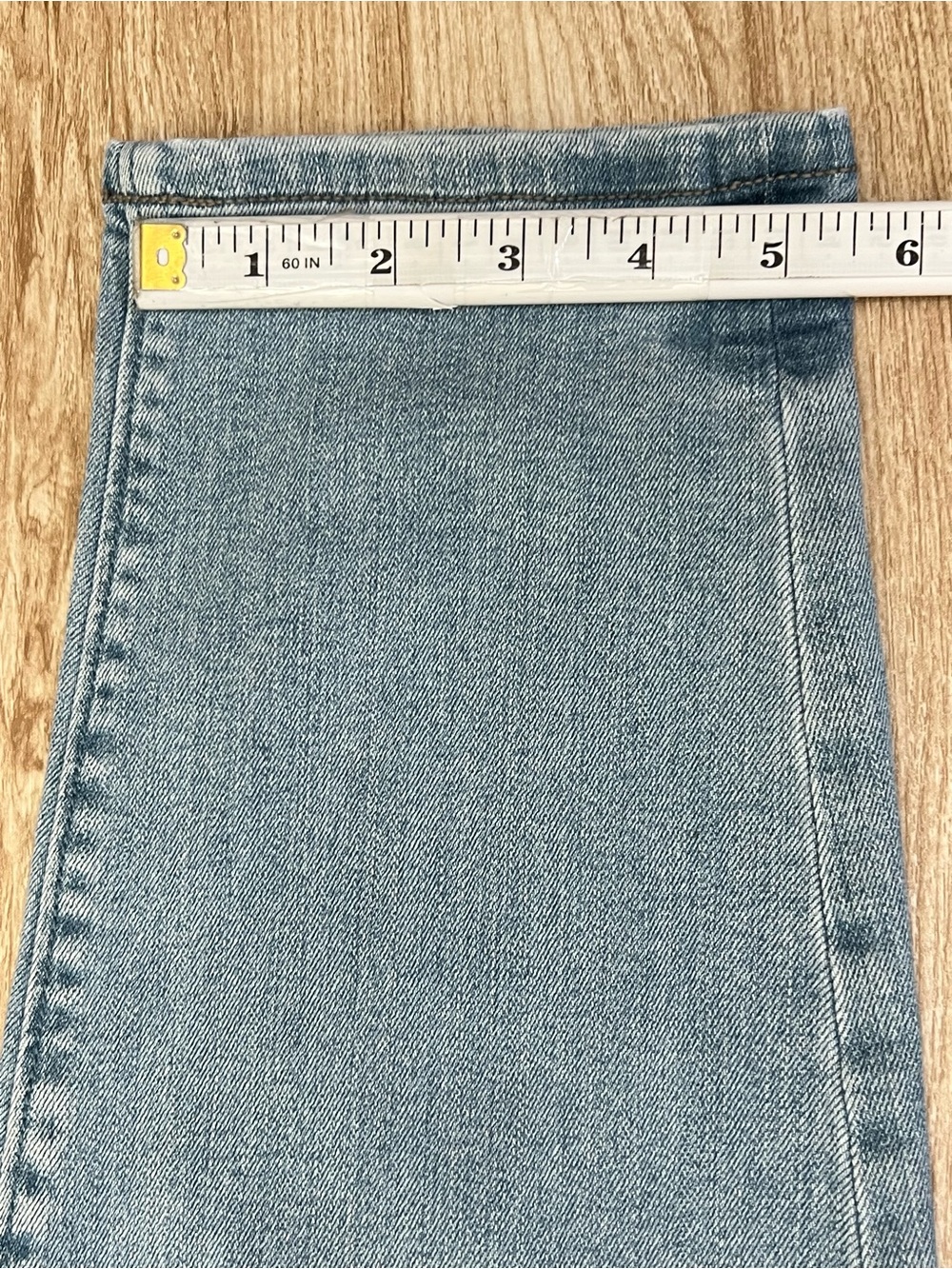 LOFT Women’s Size 14 / 32 US High Rise Curvy Skinny  Stretch Jeans Blue Denim - Picture 10 of 16